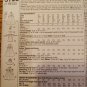 Simplicity 3725 Andrea Schewe Girl's Prairie Colonial Costume Pattern 3-6 Bonnet