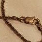 STERLING Vintage .999 Silver Coin Guardian Angel Pendant w/ Sterling Chain Bezel