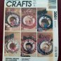 Mc Calls Crafts Pattern 3881 Heart and Sole Seasonal 12 Months of Wreath Vintage
