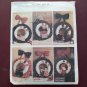 Mc Calls Crafts Pattern 3881 Heart and Sole Seasonal 12 Months of Wreath Vintage