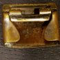 Vintage Art Deco Style Brass Invisible Belt Buckle by Giant Grip Set of 2 1.50"
