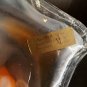Lily Handblown Glass Trumpet Flower Vase Morano Style Orange Retro 9.5" Vintage
