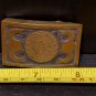 Vintage Collections Rectangular Brass Belt Buckle Men's Mayan Calendar 2" wide
