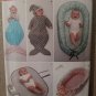 SIMPLICITY PATTERN 8568  BABY NEST MERMAID SWADDLE SACK HAT CHANGING PAD UNCUT