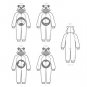 New Simplicity Sewing Pattern 9347 Animal Costumes for Toddlers Size 1/2-4 Uncut