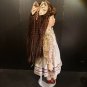 Vintage Porcelain DYNASTY DOLL Collection Felicia with Tag Metal Stand 18" Inch