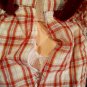 Vintage Rare Toddler's Toy Doll Blonde Hair Wearing Red Dress Marked "AE" 19"
