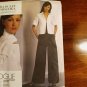 VOGUE Badgley Mischka Sewing Pattern V1099 Misses' Jacket & Pants Sz 8-10-12-14