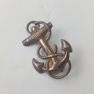 Vanguard NY Sterling Silver Vintage Rope Wrapped Anchor Brooch Pin Marines?Navy