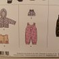 Simplicity Sewing Pattern 8759 Baby Overalls Jacket Vest And Hat XXS-L Uncut/New