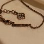 Kendra Scott Elisa Satellite Black Drusy Necklace Gunmetal Tone Pendant Patina