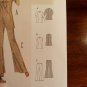 BURDA Sewing Pattern 6891 Retro Style Bell Bottom Pants Tops Sizes 8-18 Uncut FF