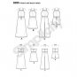 SIMPLICITY Sewing Pattern 8395 Child Girls Halter Dress or Romper Size 3-6/Uncut