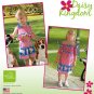 SIMPLICITY Sewing Pattern 1393 Toddler's Dress,Top,Shorts,Bag & Headband Sz1/2-4