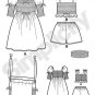 SIMPLICITY Sewing Pattern 1393 Toddler's Dress,Top,Shorts,Bag & Headband Sz1/2-4