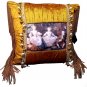 Vintage Artwork 22" Victorian Toddler/Children Throw Pillow Fringe Elegant OOAK