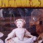 Vintage Artwork 22" Victorian Toddler/Children Throw Pillow Fringe Elegant OOAK