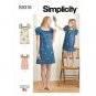 Simplicity Sewing Pattern 9316 Mother & Daughter Babydoll Dresses size 3-8/ 6-16