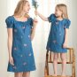 Simplicity Sewing Pattern 9316 Mother & Daughter Babydoll Dresses size 3-8/ 6-16