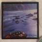 FRIDGE MAGNET Beautiful Oregon River on a Crisp Fall Day Round Portland 3.25"in