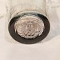KOSTA BODA MINE Tumbler Rocks Glass Drinkware Cup Water Black Swirl Design Stamp