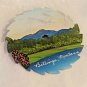 REFRIGERATOR MAGNET Billings Montana Mountain Travel Souvenir Hand Painted Oil