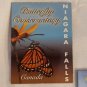 FRIDGE MAGNET Panoramic Niagara Falls/ Butterfly Conservatory 3" Travel Souvenir