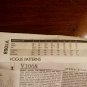 VOGUE Sewing Pattern V1068 Misses Jacket, Dress, Top, Pants & Skirt Size 6-12 FF