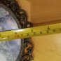 VINTAGE Ornate Italian Antiqued Brass Metal Framed Forest Wall Hanging 7x5 Italy
