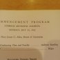 1962 Texas Technical College Commencement Program Tech University History Rare