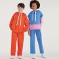 Simplicity Sewing Pattern 9394 Boys' & Girls' Knit Hoodies, Pants, & Tops XS-XL