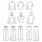 Simplicity Sewing Pattern 9394 Boys' & Girls' Knit Hoodies, Pants, & Tops XS-XL