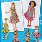 SIMPLICITY Sewing Pattern 1702 Toddler's Dresses with Flared Skirt Sz 1-3/Uncut
