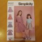 Simplicity Sewing Pattern S9322 Children's and Girls' Pullover Dresses Sizes 3-6