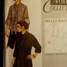 THE SEWING WORKSHOP Collection Printed Pattern Bells & Whistles Shirt Sz XS-XXL