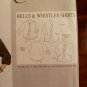 THE SEWING WORKSHOP Collection Printed Pattern Bells & Whistles Shirt Sz XS-XXL