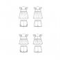 Simplicity Sewing Pattern 9317 for Babies' Dress, Top & Shorts Size XXS-M/ Uncut