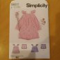 Simplicity Sewing Pattern 9317 for Babies' Dress, Top & Shorts Size XXS-M/ Uncut