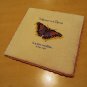 Hand Embroidered Cross Stitch Butterfly Scripture Quote Christ Religious Hanging