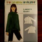 The SEWING WORKSHOP Liberty Shirt or Jacket Printed Pattern, Sizes XS-XXL/Uncut
