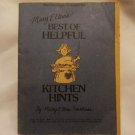 Mary Ellen Pinkham's Best Helpful Kitchen Hints Guide Booklet Vintage Paperback