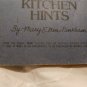Mary Ellen Pinkham's Best Helpful Kitchen Hints Guide Booklet Vintage Paperback