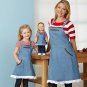 Simplicity Sewing Pattern 9395 Aprons for Misses Girls 18" Doll  3-8/S-M-L/Uncut