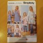 Simplicity Sewing Pattern 9395 Aprons for Misses Girls 18" Doll 3-8/S-M-L/Uncut