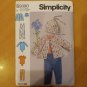 Simplicity Sewing Pattern 9390 Babies' Knit Layette, Overall, Romper/ Size XXS-L