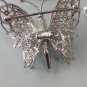 Flower Butterfly Lot Brooch Monet & Others Pins Bulk Silvertone Vintage Assorted