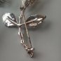 Flower Butterfly Lot Brooch Monet & Others Pins Bulk Silvertone Vintage Assorted