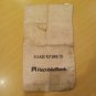 Canvas Money Bag REPUBLIC BANK 10 X 17 inches  VINTAGE Cloth Change Deposit Vtg