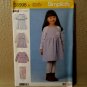 SIMPLICITY Sewing Pattern 8998 GIRLS RAGLAN SLEEVE DRESS/TOP PANTS 3 4 5 6 7 8