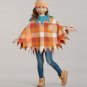 Simplicity Sewing Pattern 9351 Children's Poncho Costumes, Hats & Face Masks S-L